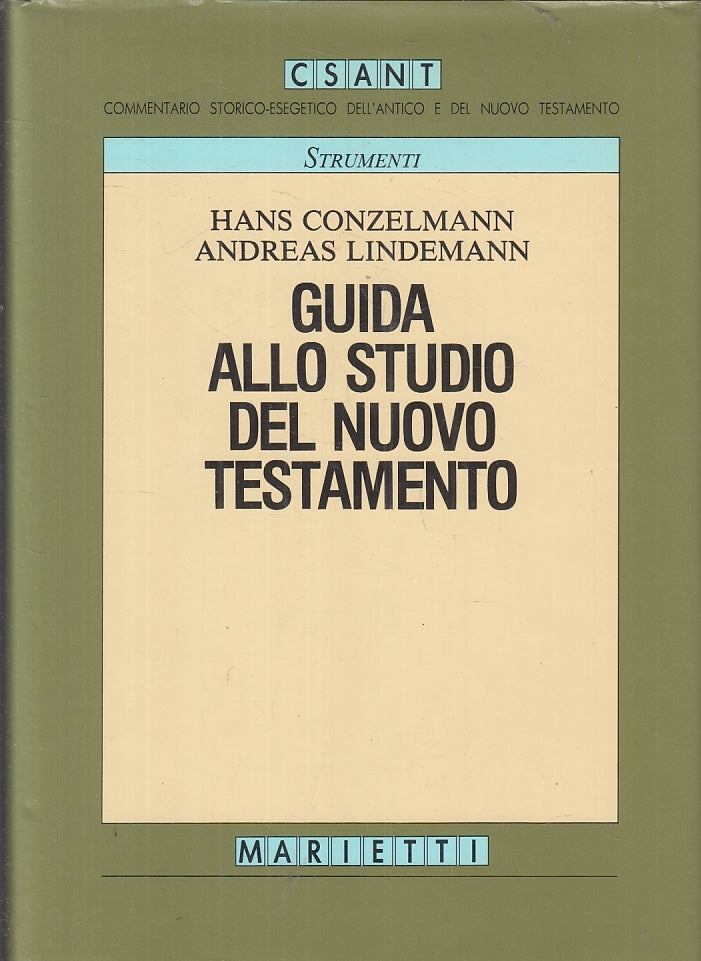 LD- GUIDA ALLO STUDIO NUOVO TESTAMENTO - LINDEMANN- MARIETTI--- 1986- CS- ZFS153