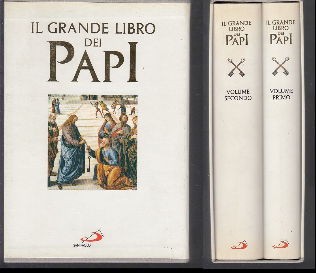 LT- IL GRANDE LIBRO DEI PAPI COFANETTO 2 VOLL. CD-- SAN PAOLO--- 2004- CS-ZFS319