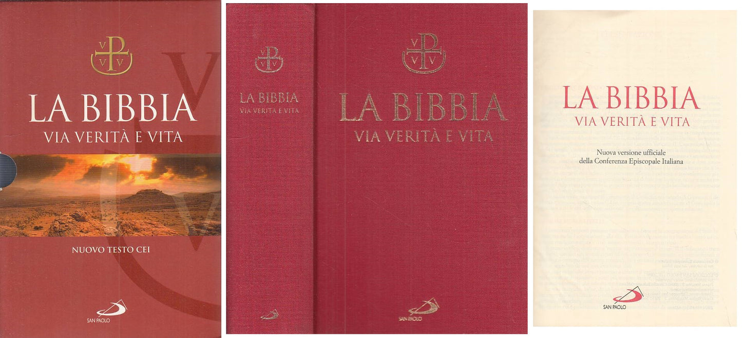 LD- LA BIBBIA VIA VERITA' E VITA NUOVO TESTO CEI-- SAN PAOLO--- 2009- C - ZFS259