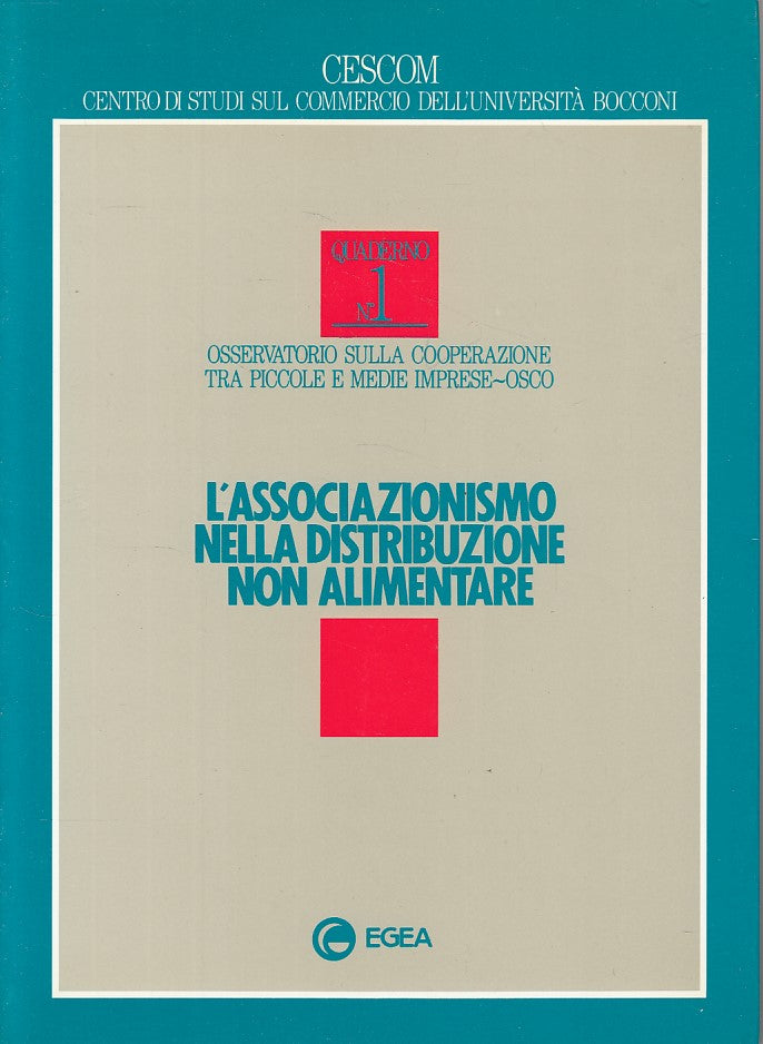 LZ- ASSOCIAZIONISMO DISTRIBUZIONE NON ALIMENTARE -- EGEA --- 1990 - B - ZDS664