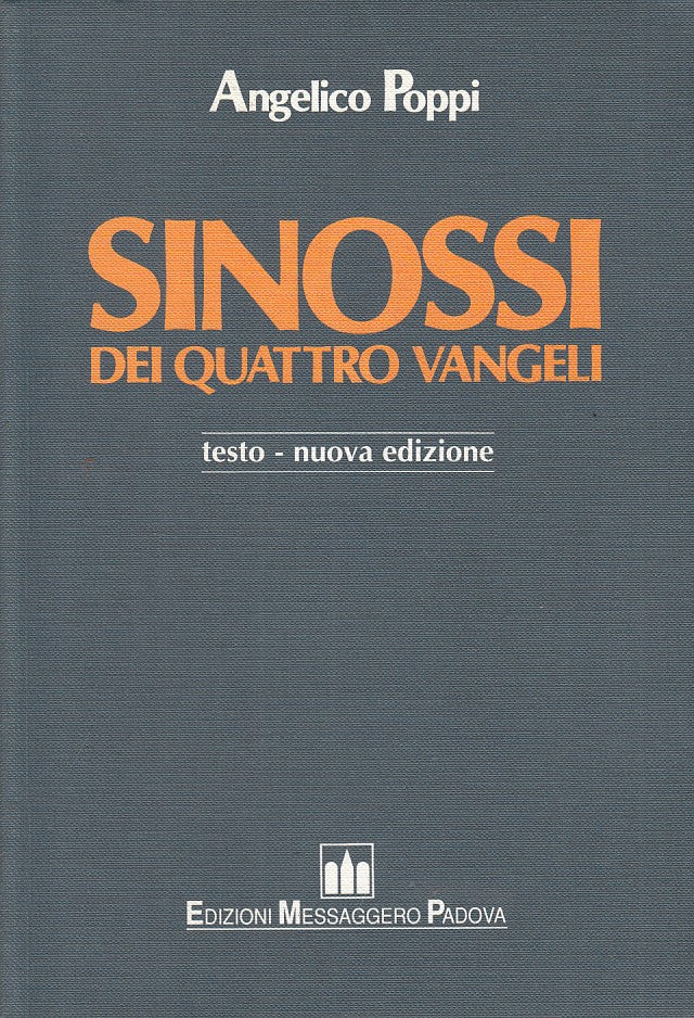 LD- SINOSSI DEI QUATTRO VANGELI VOL.1 TESTO - POPPI - EMP --- 1997 - B - YFS43