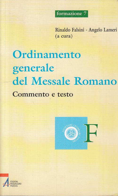 LS- ORDINAMENTO GENERALE DEL MESSALE ROMANO -- MESSAGGERO --- 2006 - B - YFS25