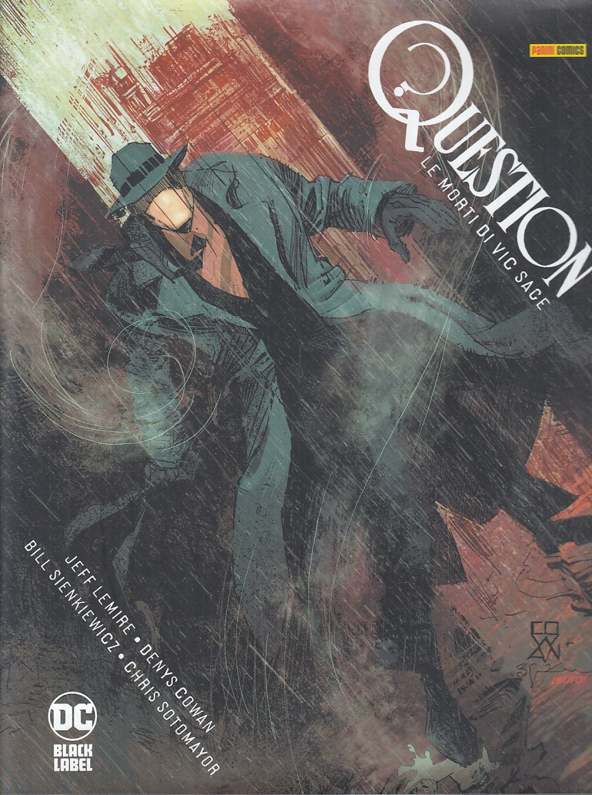 FV- QUESTION LE MORTI DI VIC SAGE - LEMIRE - PANINI DC BLACK LABEL -- CS - A23