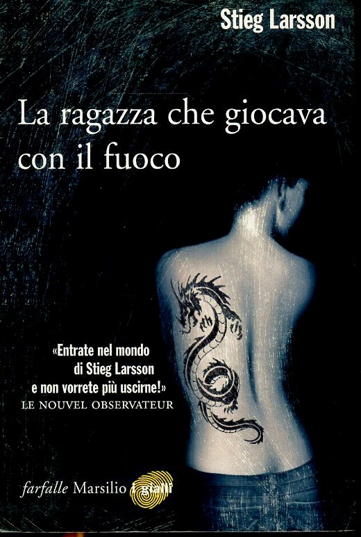 LN2- LA RAGAZZA CHE GIOCAVA CON IL FUOCO - LARSSON - FARFALLE MARSILIO- B- JXS59
