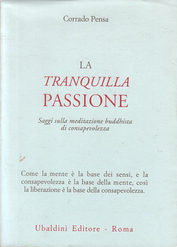 LS- LA TRANQUILLA PASSIONE - PENSA - UBALDINI - ORIENTE -- 1994 - BS - ZFS665