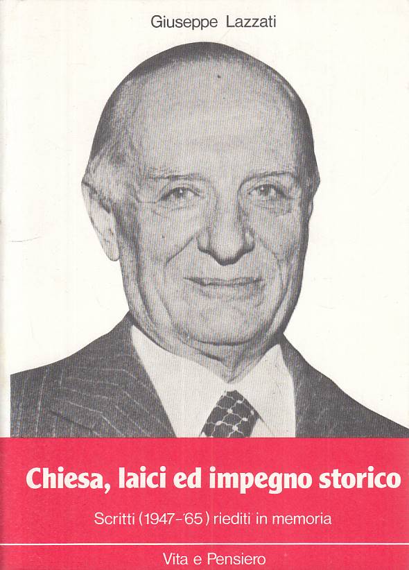LS- CHIESA, LAICI ED IMPEGNO STORICO- LAZZATI- VITA PENSIERO--- 1987 - B - YTS13