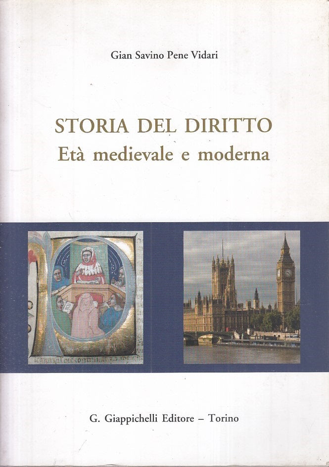 LZ- ELEMENTI STORIA DIRITTO MEDIEVALE MODERNO-- GIAPPICHELLI--- 2011- B - YFS474