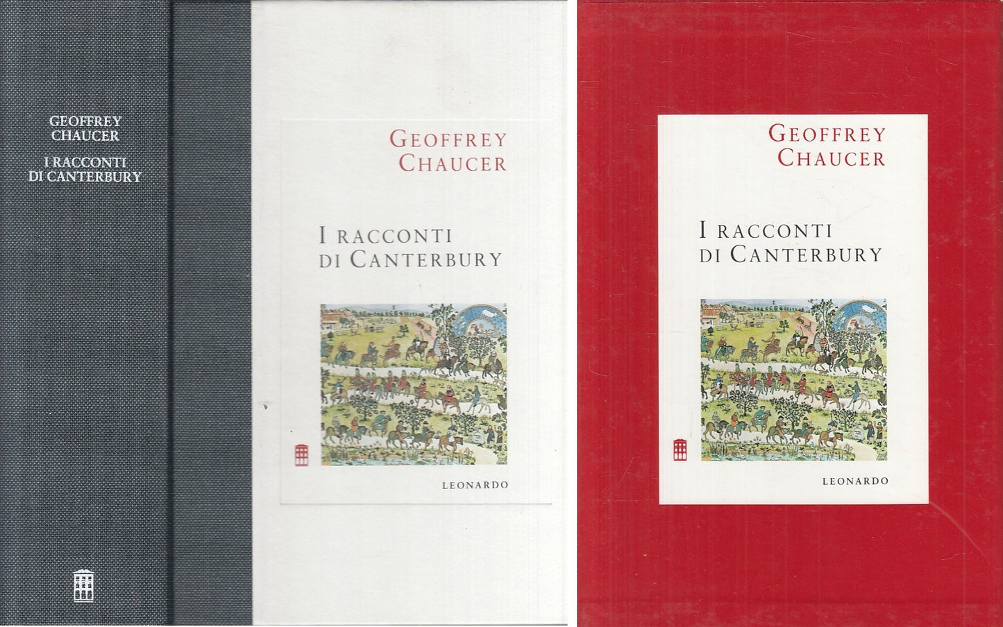 LN- I RACCONTI DI CANTERBURY - GEOFFREY CHAUCER - LEONARDO -- 1a ED.- 1991- XDS6