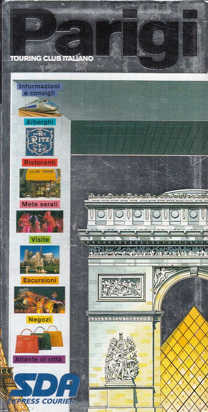 LV- PARIGI FRANCIA GUIDA - TCI SDA - GUIDE ARGENTO --- 2001 - B - ZFS77