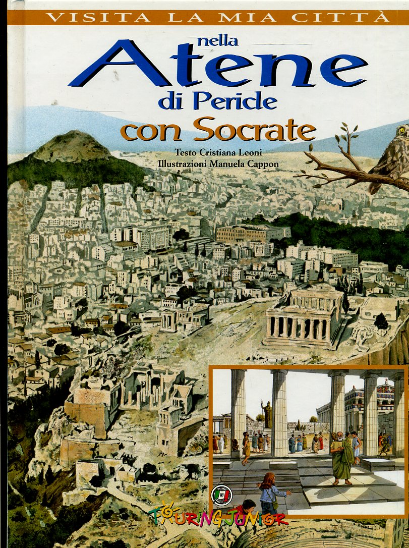 LV- VISITA LA MIA CITTA' ATENE DI PERICLE CON SOCRATE-- TOURING--- 2001- C- YPL
