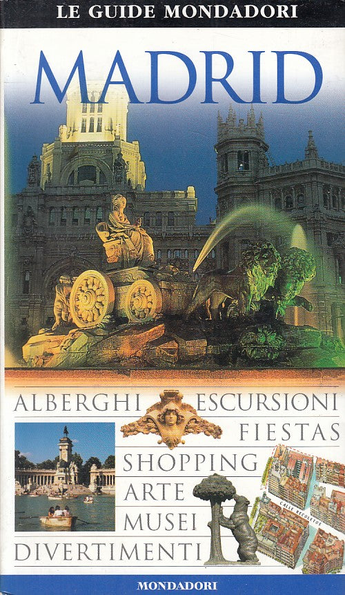 LV- MADRID ALBERGHI ARTE ESCURSIONI MUSEI-- MONDADORI- GUIDE -- 2002 - B - ZFS13