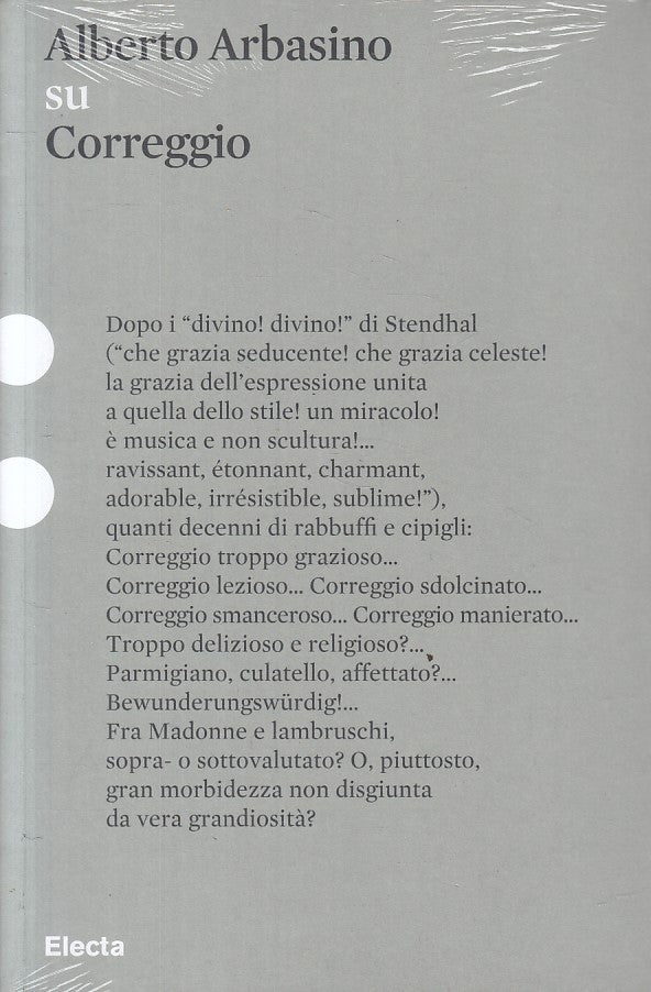 LS- ALBERTO ARBASINO SU CORREGGIO -- ELECTA - PESCI ROSSI -- 2008 - B - YFS25