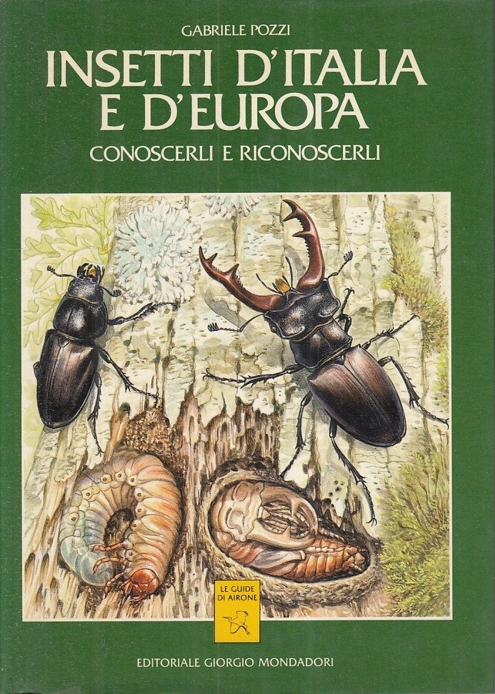 LZ- INSETTI D'ITALIA E D'EUROPA -- MONDADORI - GUIDE AIRONE-- 1988 - CS - ZFS283