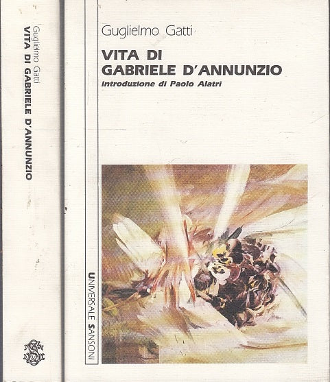 LS- VITA DI GABRIELE D'ANNUNZIO - GUGLIELMO GATTI - SANSONI--- 1988- B- XFS90