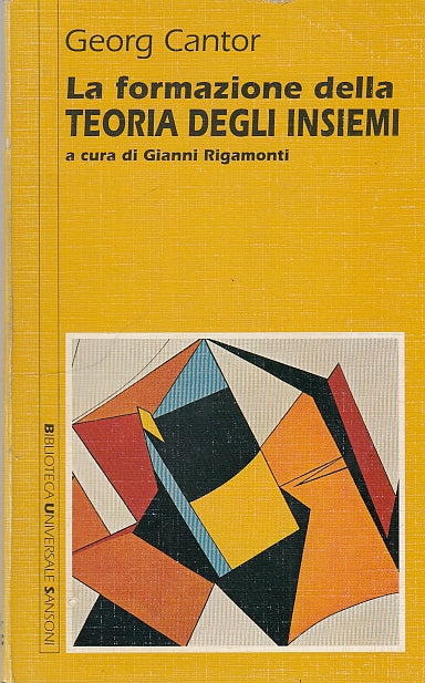 LS- TRASFORMAZIONE TEORIA DEGLI INSIEMI SAGGI -- SANSONI --- 1992 - B - YFS596