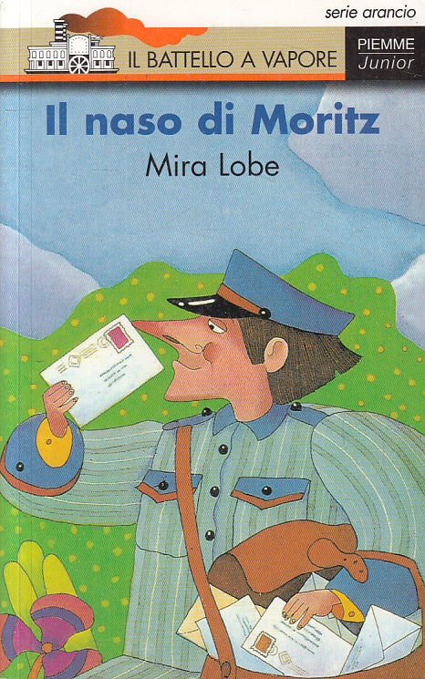 LN2- IL NASO DI MORITZ - MIRA LOBE - PIEMME JUNIOR- BATTELLO A VAPORE--- B- JXS6