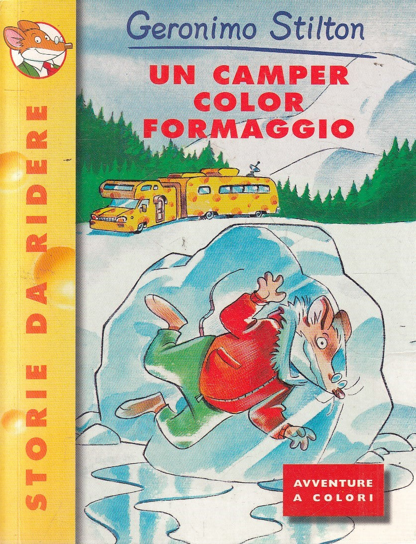 LN2- GERONIMO STILTON UN CAMPER COLOR FORMAGGIO - PIEMME - B - JXS253