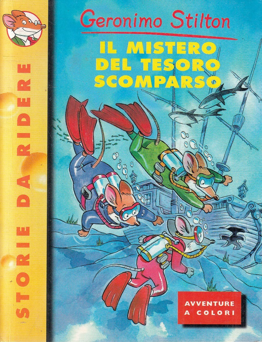 LN2- GERONIMO STILTON MISTERO DEL TESORO SCOMPARSO - PIEMME - B - JXS254
