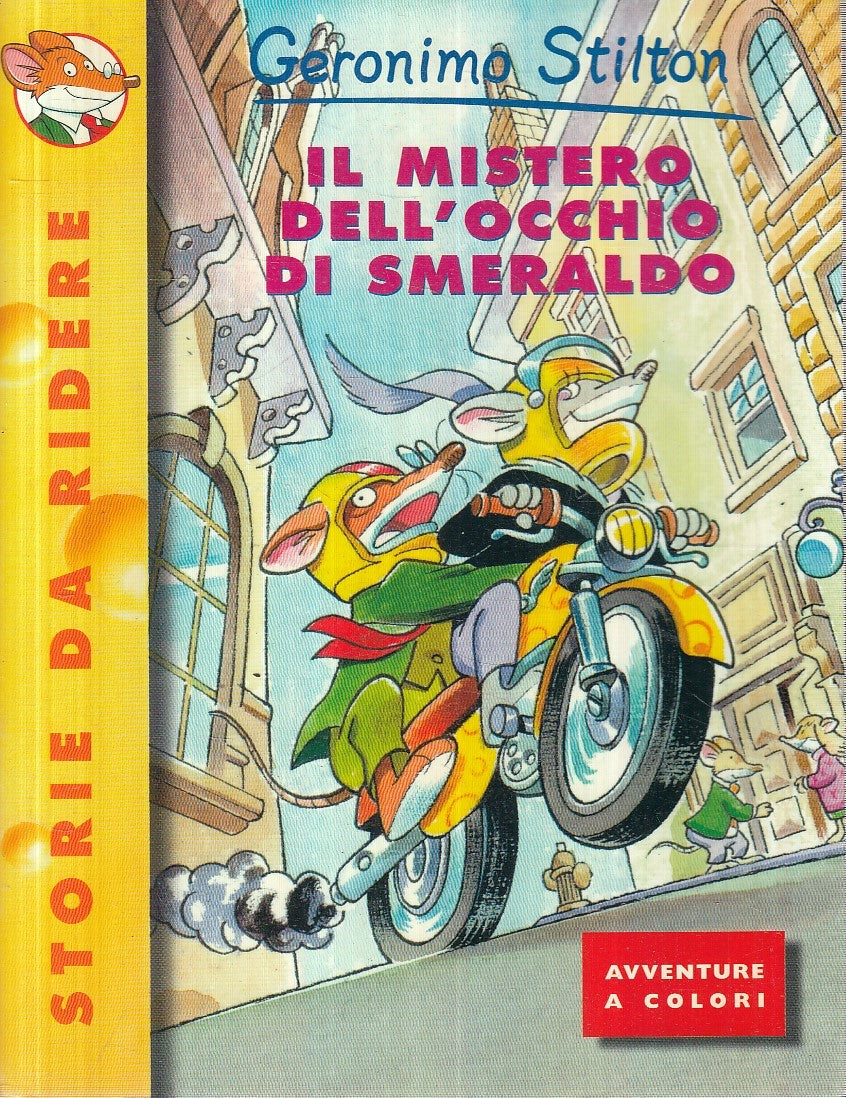 LN2- GERONIMO STILTON MISTERO OCCHIO DI SMERALDO - PIEMME JUNIOR - B - JXS254