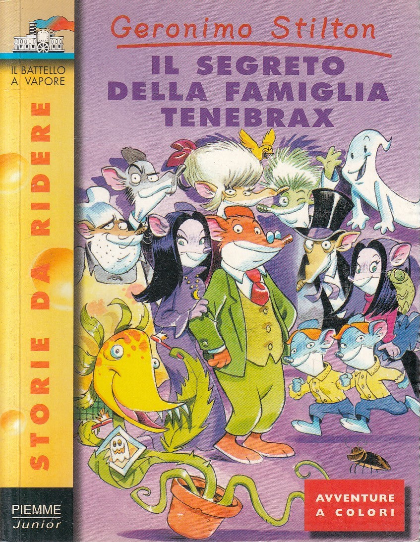 GERONIMO STILTON SEGRETO FAMIGLIA TENEBRAX - PIEMME BATTELLO - B - JXS254