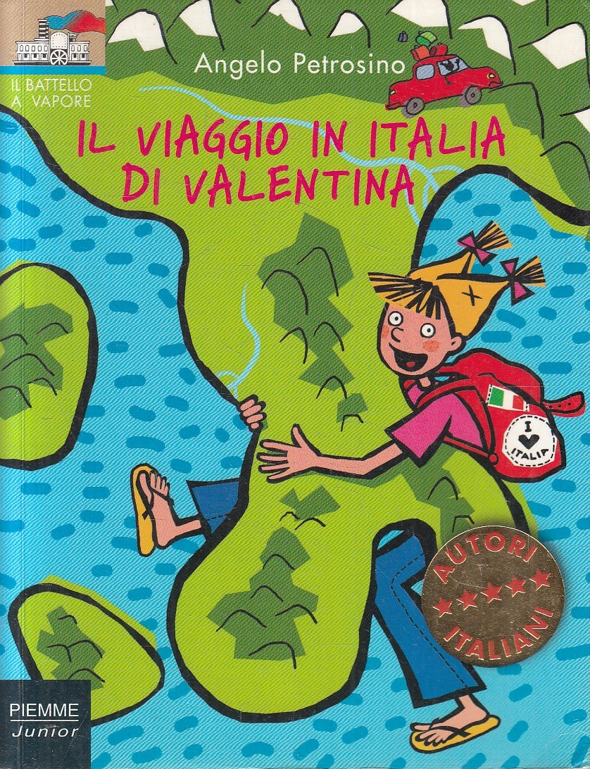 LN2- VIAGGIO IN ITALIA DI VALENTINA - ANGELO PETROSINO - PIEMME JUNIOR - B - XFS