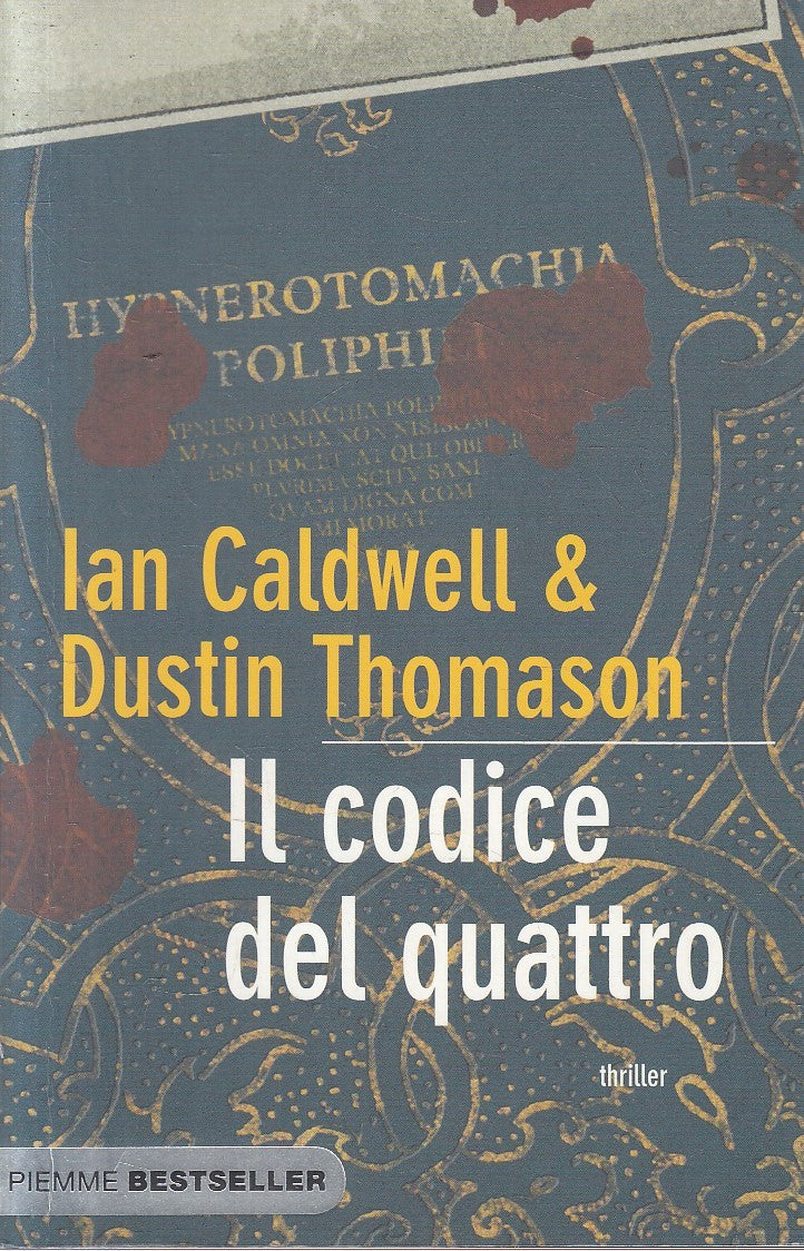 IL CODICE DEL QUATTRO - CALDWELL THOMASON - PIEMME THRILLER - B - JXS306
