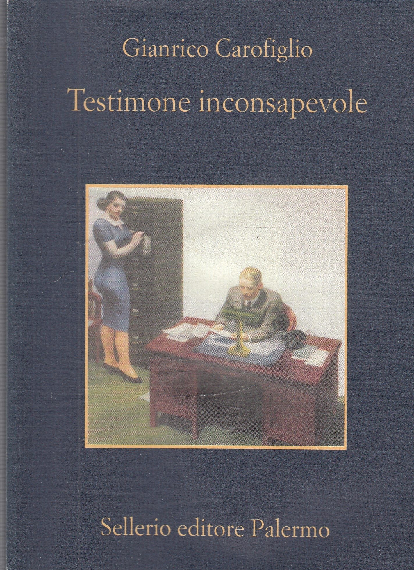 Testimone inconsapevole - Gianrico Carofiglio - Sellerio Memoria - XFS