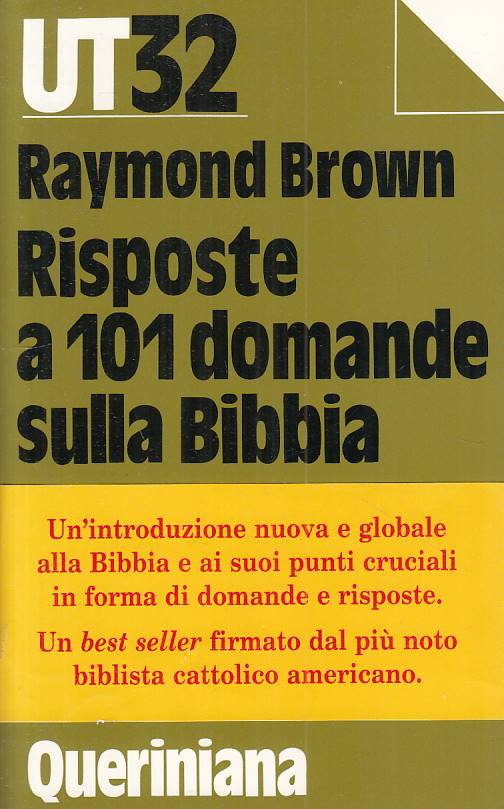 LS- RISPOSTE A 101 DOMANDE SULLA BIBBIA - BROWN- QUERINIANA--- 1991 - B - ZFS213