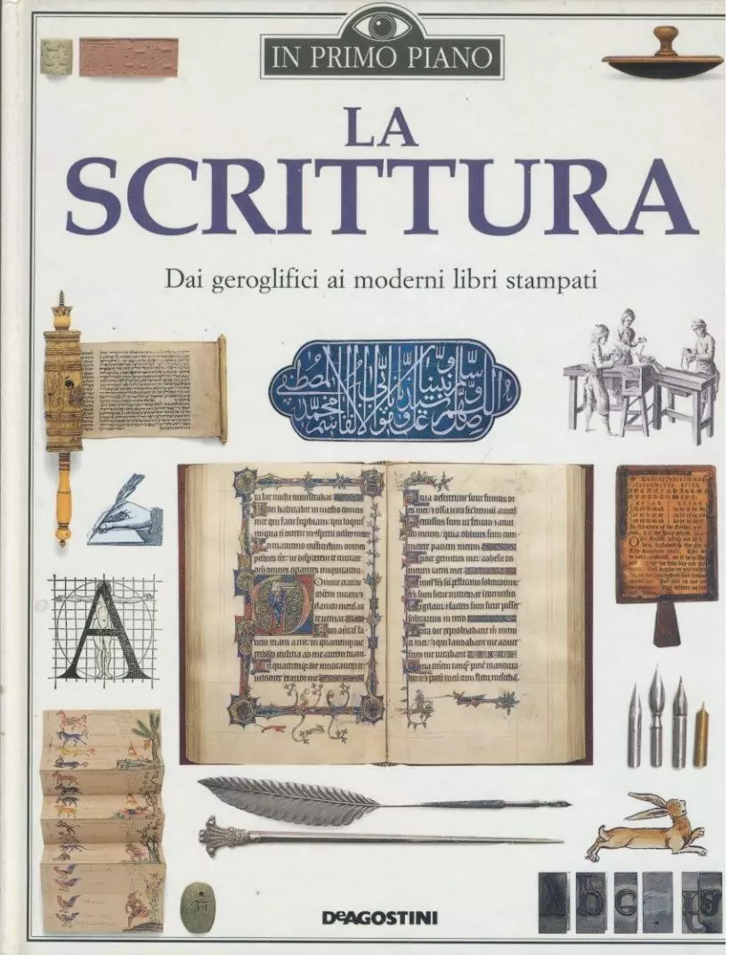LB- IN PRIMO PIANO LA SCRITTURA GEROGLIFICI -- DeAGOSTINI --- 1994 - C- YFS679