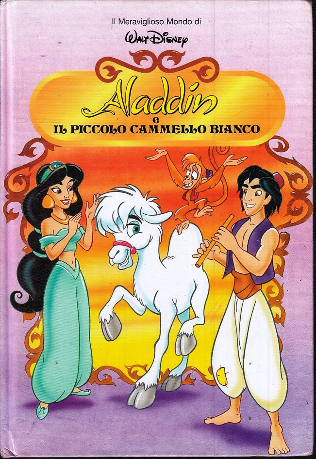 LB- IL MERAVIGLIOSO MONDO DI WALT DISNEY ALADDIN CAMMELLO BIANCO - DeAGOSTINI- C- RGZ