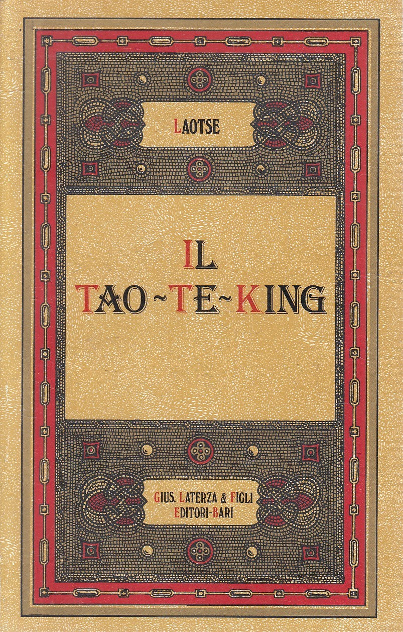 LZ- IL TAO-TE-KING - LAOTSE - LATERZA --- 1989 - B - YFS473