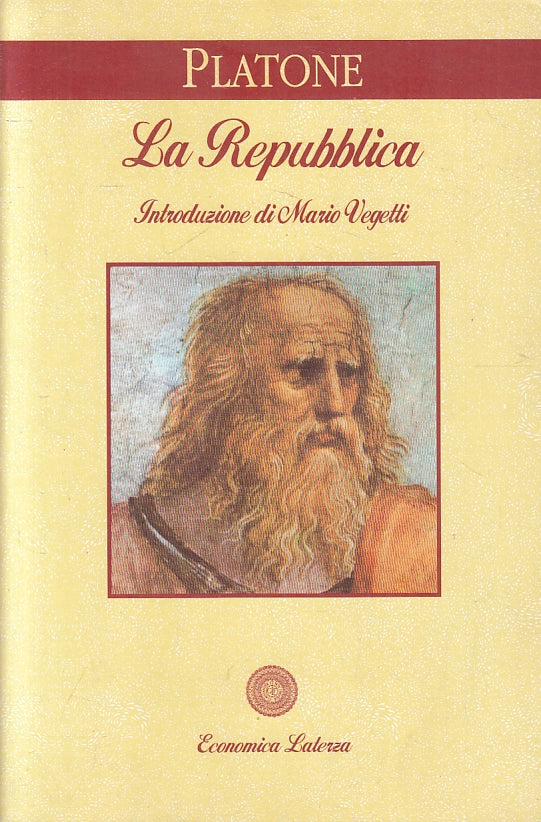 LS- LA REPUBBLICA - PLATONE - LATERZA - ECONOMICA -- 1994 - B - XFS