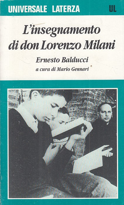 LS- L'INSEGNAMENTO DI DON MILANI - BALDUCCI - LATERZA --- 1995 - B - ZFS85