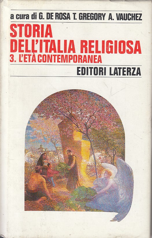 LS- STORIA ITALIA RELIGIOSA ETA' CONTEMPORANEA -- LATERZA --- 1995 - CS - YFS423