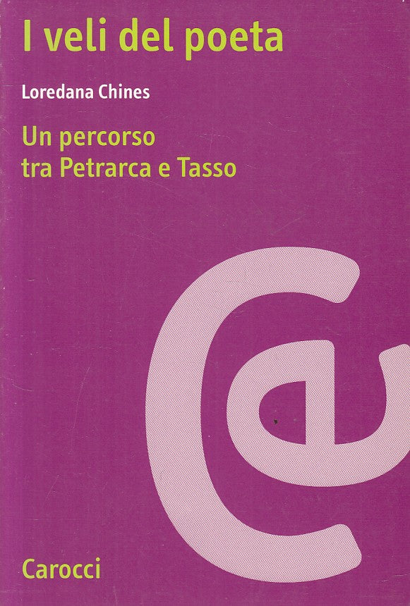 LN- I VELI DEL POETA TRA PETRARCA E TASSO- CHINES- CAROCCI --- 2000 - B - ZFS295