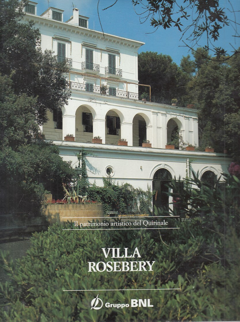 LT- PATRIMONIO ARTISTICO QUIRINALE VILLA ROSEBERY -- ROMA --- 1992 - CS - YFS732