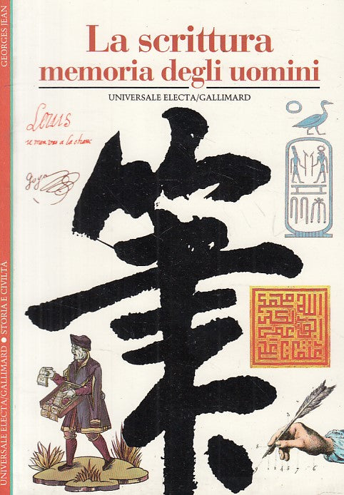 LZ- LA SCRITTURA MEMORIA DEGLI UOMINI - JEAN - ELECTA --- 1992 - B - ZFS296
