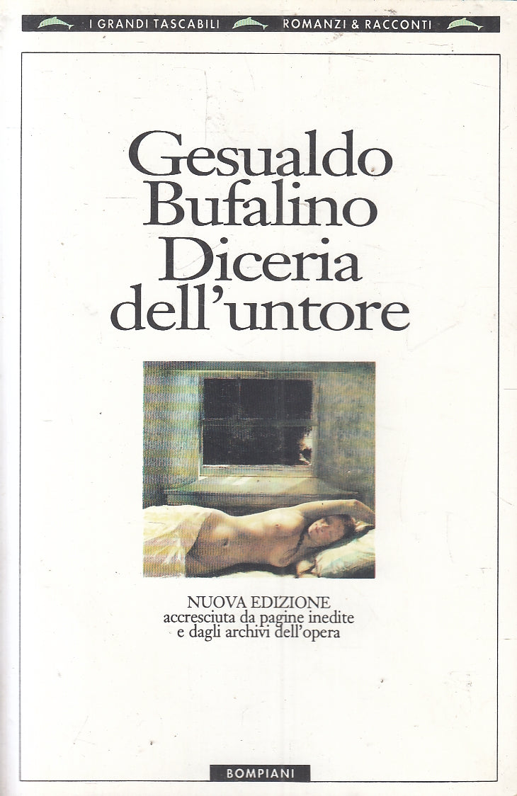 LN2- DICERIA DELL'UNTORE - BUFALINO - BOMPIANI - B - JXS159