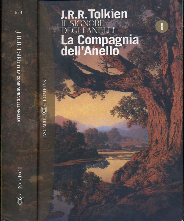 LF- SIGNORE DEGLI ANELLI COMPAGNIA DELL'ANELLO- TOLKIEN- BOMPIANI--- 2003- B-YFS