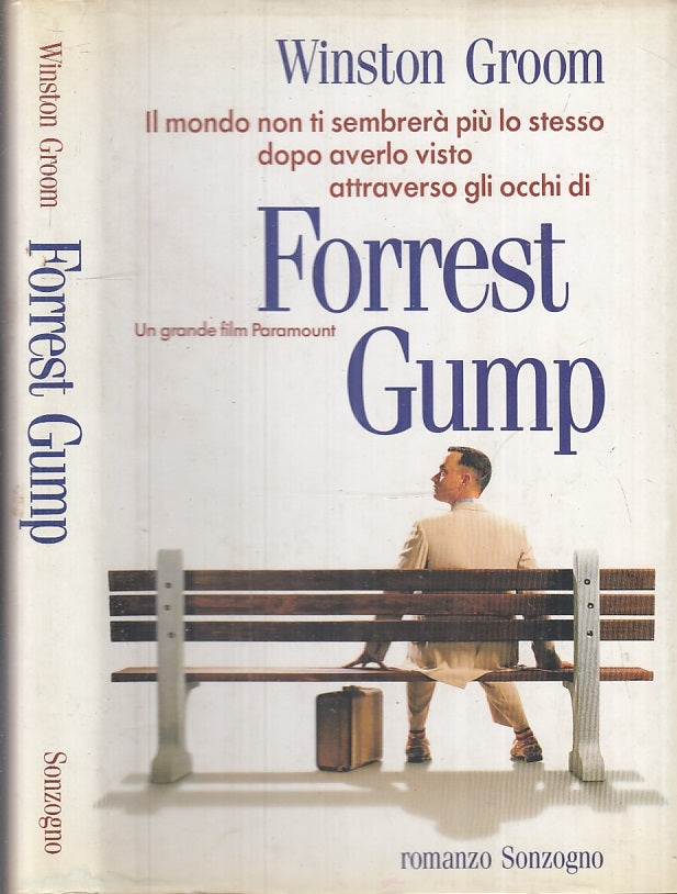 LN- FORREST GUMP - WINSTON GROOM - SONZOGNO -- 1a ED. - 1994 - CS - XFS21