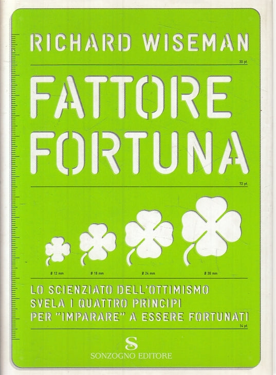 LZ- FATTORE FORTUNA - RICHARD WISEMAN - SONZOGNO --- 2003 - CS - XFS66
