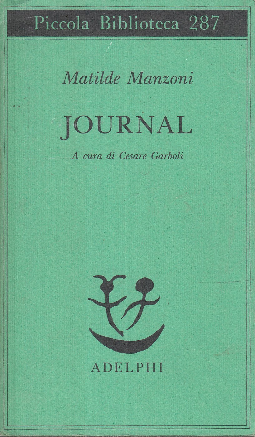 LN- JOURNAL - MATILDE MANZONI - ADELPHI - PICCOLA BIBLIOTECA 287 -- 1992- B- XFS