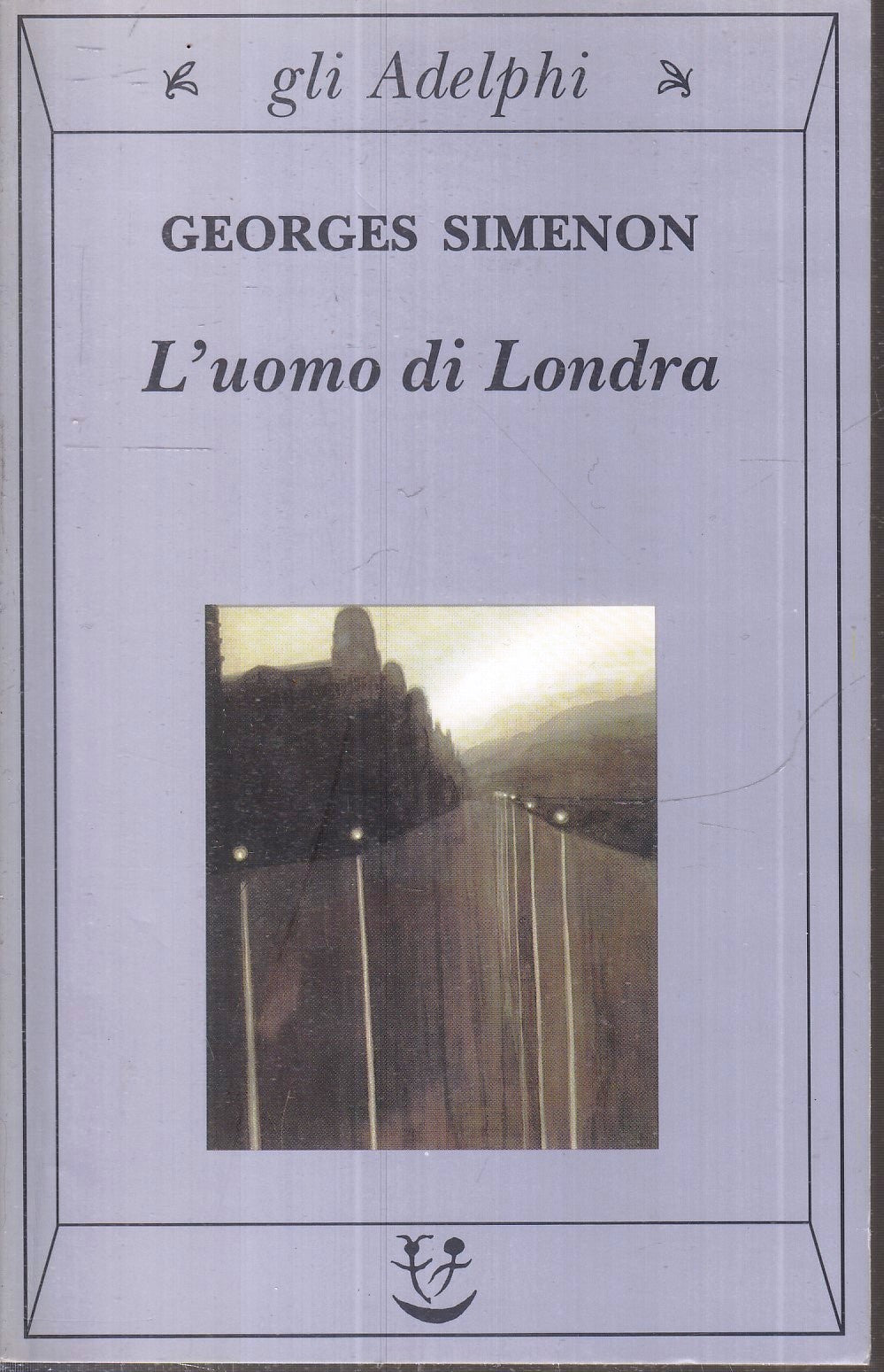LG- L'UOMO DI LONDRA - GEORGES SIMENON - GLI ADELPHI - 145 --- B -XFS