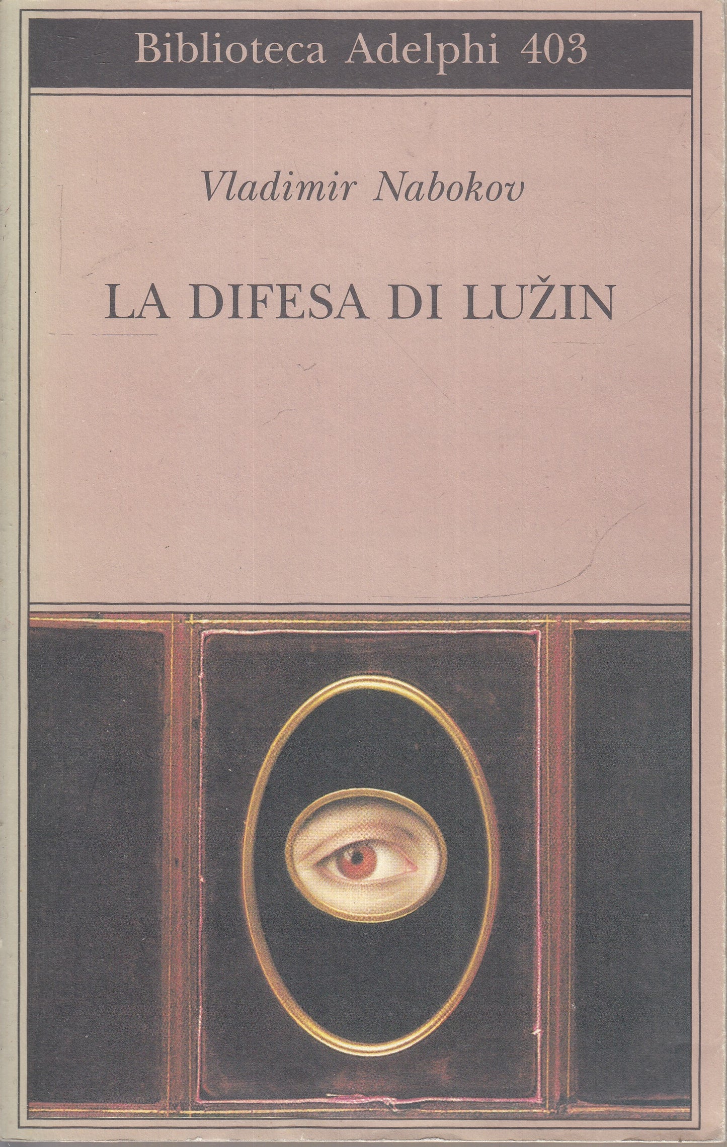 LN- LA DIFESA DI LUZIN - VLADIMIR NABOKOV - ADELPHI - BIBLIOTECA -- 2001- B- XFS