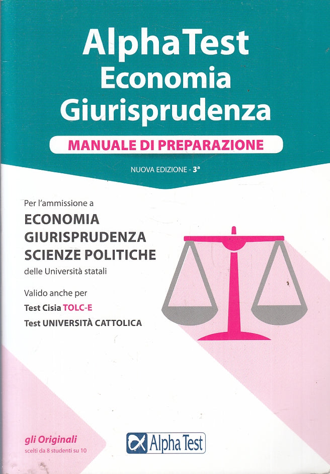 LZ- ALPHA TEST ECONOMIA GIURISPRUDENZA MANUALE -- ALPHA TEST ---- B - ZFS235