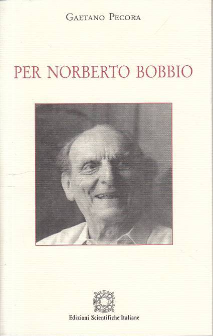 LS- PER NORBERTO BOBBIO - PECORA - SCIENTIFICHE ITALIANE --- 2004 - B - ZTS661