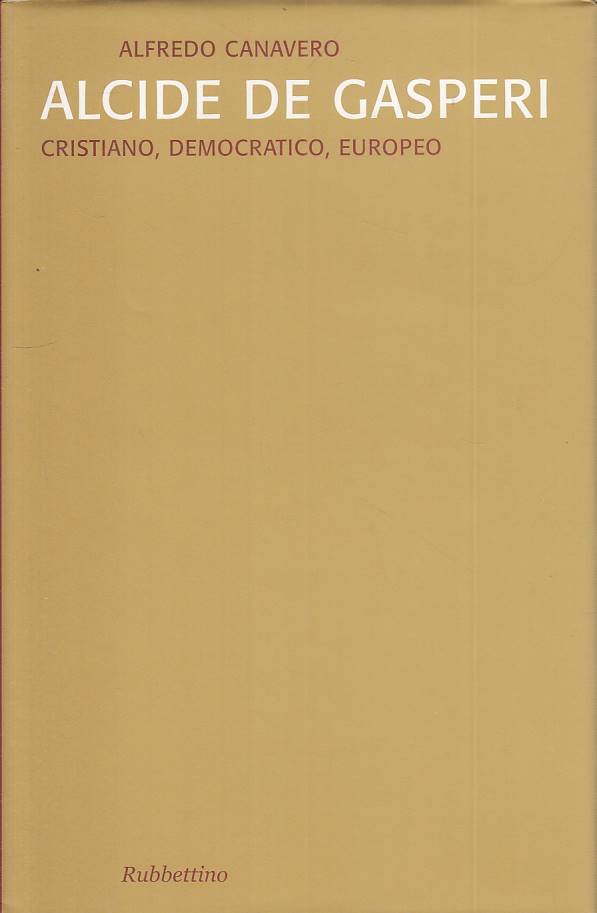 LS- ALCIDE DE GASPERI - CANAVERO - RUBBETTINO - SUPERSAGGI -- 2003 - CS - YTS194
