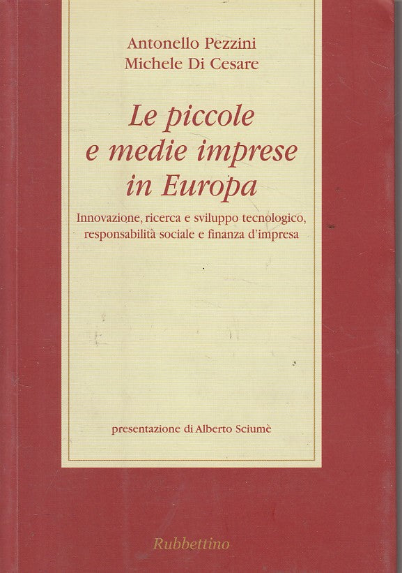 LS- LE PICCOLE E MEDIE IMPRESE IN EUROPA -- RUBBETTINO --- 2003 - B - YFS181
