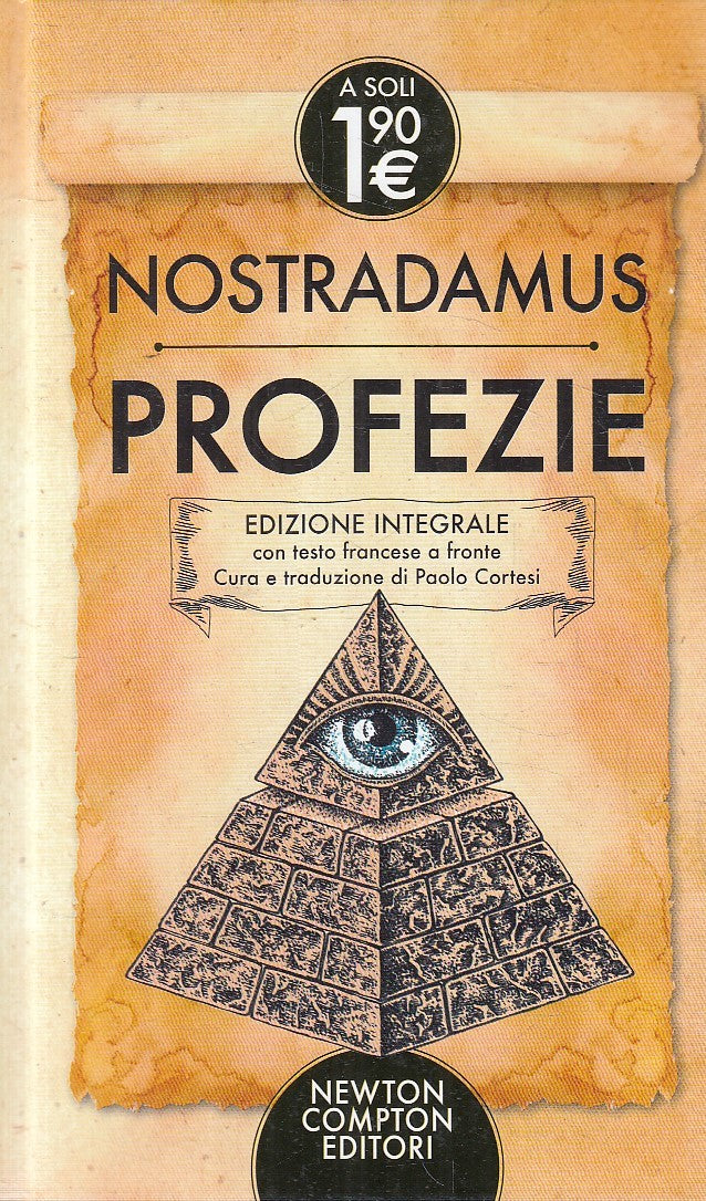 PROFEZIE CON TESTO FRANCESE A FRONTE - NOSTRADAMUS - NEWTON - C - JXS298