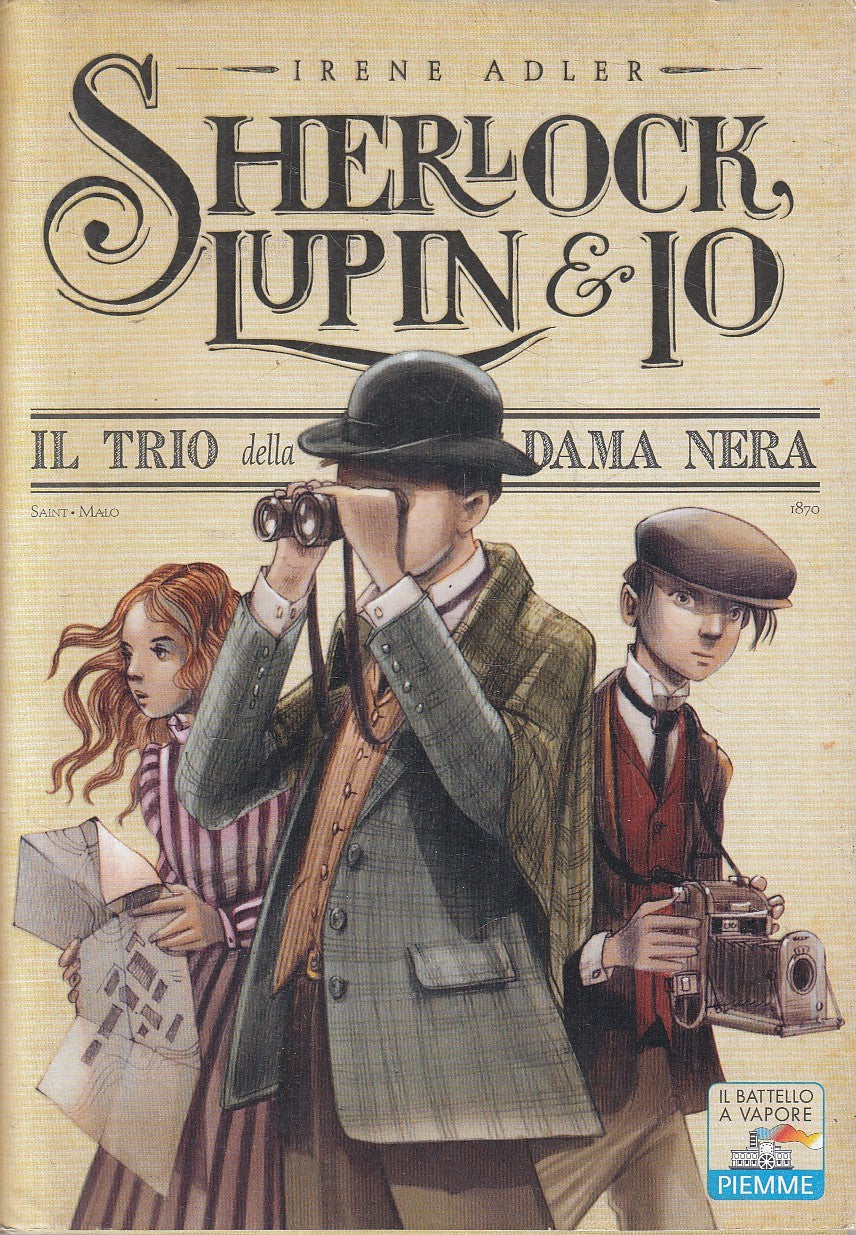 SHERLOCK LUPIN & IO IL TRIO DELLA DAMA NERA - ADLER - BATTELLO - CS- JXS290